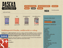 Tablet Screenshot of antikvariatpaseka.cz